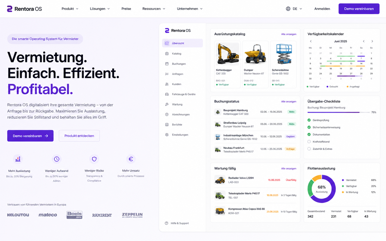 Rentora OS Screenshot